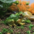 thumbnail image 6 of Cheers.US 2 Pcs &nbsp;Frog Statue Ornaments Mini Frog Resin Animal Sculpture Indoor Outdoor Decor for Garden Patio Yard Micro Landscape Fairy Garden Ornaments Accessories Decor, 6 of 7
