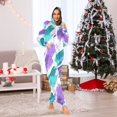 thumbnail image 7 of FORMRS Onesies Pajama for Adults Unisex Hoodie Winter Jumpsuit One Piece Sleepwear, Sizes S-2XL, Green Drawing, 7 of 7