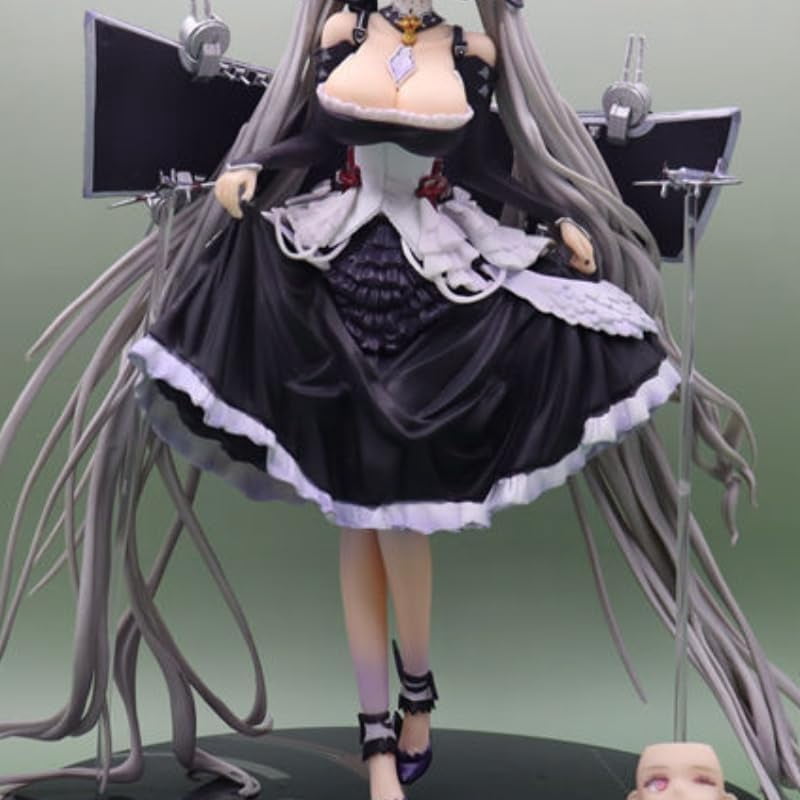 Azur Lane HMS Formidable Figure Replacement Face Princess Dress Formidable Action Figures 27cm/10.6inch Anime Statue Model Decoration Gifts