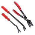 thumbnail image 3 of 3pcs Steel Car Door Panel Clips Pliers Repair Tool Kit Disassembly Tool Set (light Pliers + 6 Inches Screw Opener, 3 of 3