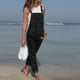 thumbnail image 2 of Pantalones de denim con peto de moda para mujer - Poliéster, corte ajustado informal, monos largos - S-XXXL, 2 of 6