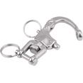 thumbnail image 2 of Snap Shackle for Boating, Stainless Steel Snap Shackle, Security & Durability with 316 Stainless Steel, Swivel Snap Shackle for Sailboat Spinnaker, Easy to Use Snap Shackle for Marine Applications, 2 of 5