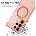 thumbnail image 3 of for Samsung Galaxy S23 Ultra 5G Case [Support Magsafe] Magnetic Plating Luxury Elegant Case Camera Protector Soft Shockproof Protective Corner Back Cover Galaxy S23 Ultra Case for Women -Pink, 3 of 11
