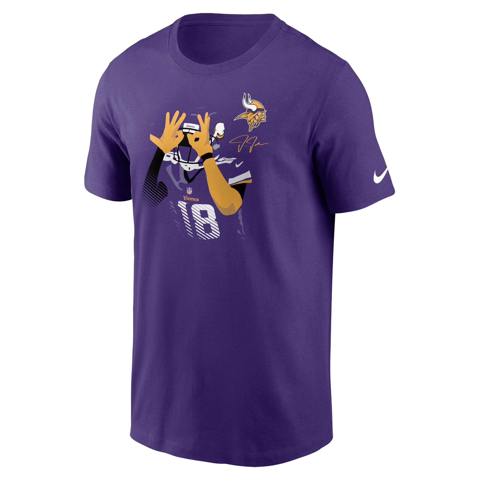Men's Nike Justin Jefferson Purple Minnesota Vikings Classic