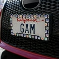 thumbnail image 3 of Colorful Owls Cute Pattern License Plate Tag Frame, 3 of 4