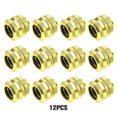 thumbnail image 4 of fastboy 12Pcs Computer Water Cooling Pipe Adapter Sealed Solid Color Replacement Nonslip 5mm Thread Connector Accessories Gold, 4 of 6