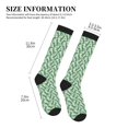 thumbnail image 4 of Pofeuu Dinosaurs on Roller Skater Print Compression Socks for Women & Men Circulation - Best Support for Nurses,Running,Athletic,Sports, 4 of 7