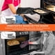 thumbnail image 4 of Juego de 3 guantes para horno, manoplas para horno, antideslizantes, de silicona y resistentes al calor, 250 °C, guantes de cocina para cocinar y hornear, 4 of 5