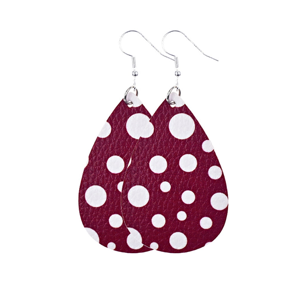 polka dot earring heart jewelry valentines jewelry gifts for her Valentine\u2019s Day gift