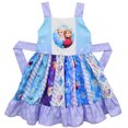 thumbnail image 1 of Robe Princesse à Volants Elsa pour Filles Tout-Petits Vêtements d'Halloween, 1 of 7