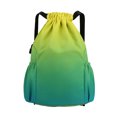 thumbnail image 1 of LYMAYTER Sports Backpack Gradient Color Drawstring Design Large Capacity Travel for Gym Yoga Fitness Outdoor Activities, 1 of 8