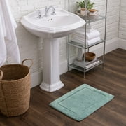 Mohawk Home Regency Plush Stain/Fade Resistant Non-Slip Machine Washable Bath Mat, Glacier, 2 3 x 3 9