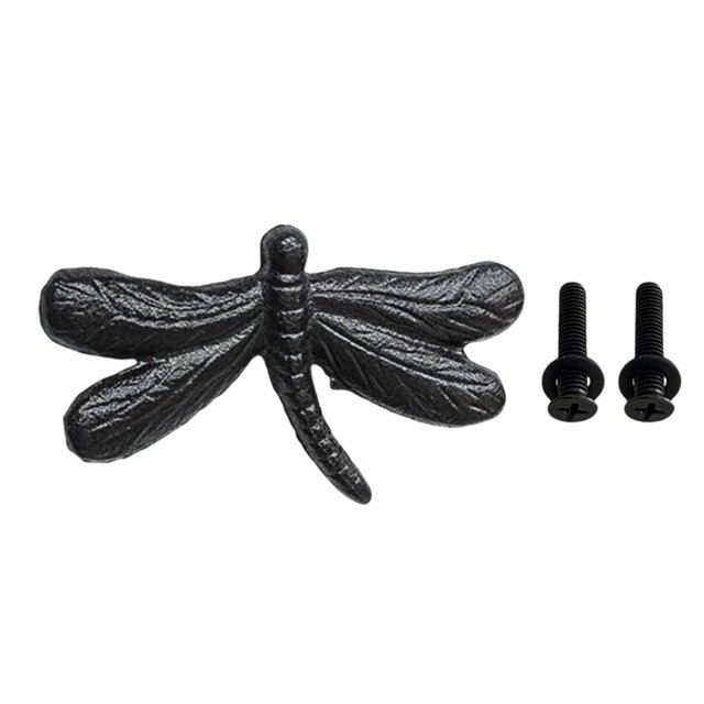 libélula para armario, versátil, vintage, hierro fundido, para puerta tocador, para hogar, sala estar, habitación infantil,