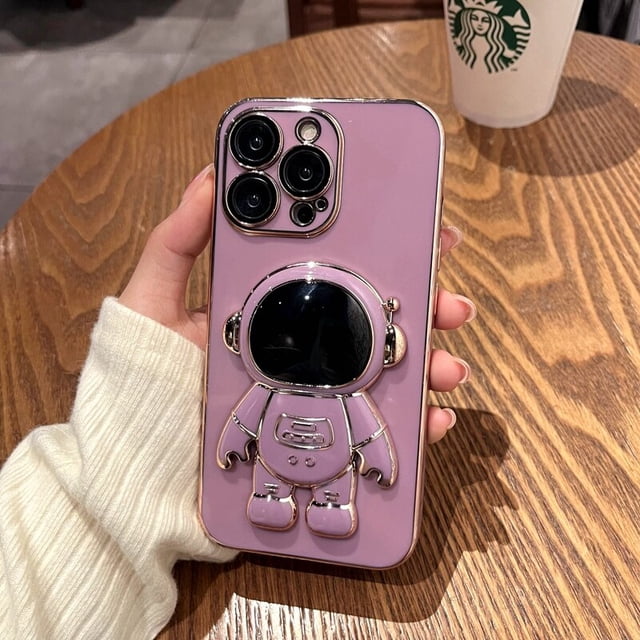 Funda de teléfono suave de astronauta de lujo para iphone 14, 13, 12, 11 Pro Max, XS, X, XR, 7, 8 Plus, Mini funda de silicona a prueba de golpes Fivean unisex