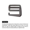 thumbnail image 4 of Unique Bargains 1.26' 32mm Webbing Release G Hook Buckle Adjusters for Backpack Strap, 4Pack Dark Grey, 4 of 5