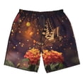 thumbnail image 5 of Goofa Butterfly Sitting on a Flower Printed Mens Swim Trunks Summer Quick Dry Short Beach Swimwear Bathing Suits-Small, 5 of 9