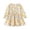 Light Yellow, variant on Girls Floral Dress Swing A-Line Crewneck Puff Long Sleeve Tunic Dress Kids Summer Funny Print Sundress Lightweight Casual