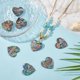 thumbnail image 4 of 8 colgantes de concha de abulón con forma de lágrima de corazón, colgantes de concha de abulón natural para manualidades, tobilleras, collares y pulseras., 4 of 9