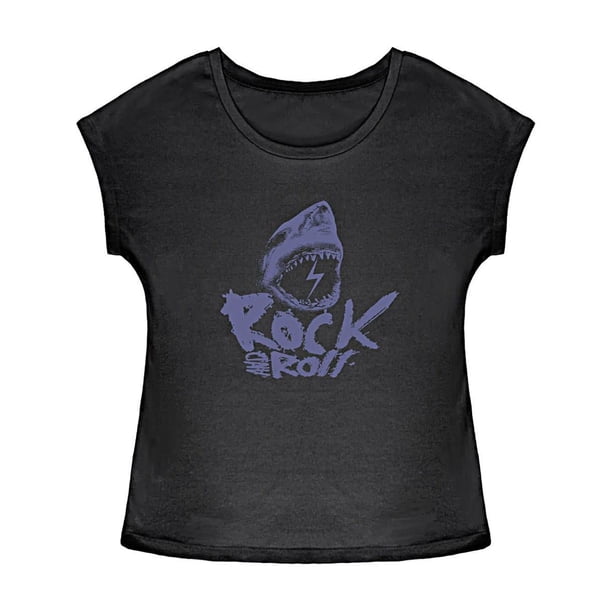 Camiseta de mujer Verano Señoras Regular Fit Activewear Camiseta básica para oficina senderismo Negro