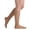Beige, variant on EvoNation Women’s Knee-High Graduated Compression Socks, 20-30 mmHg – Firm Pressure Sheer Socks, Support Stockings Hose, Black, Medium