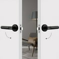 thumbnail image 5 of Door Lock, Electronic Fingerprint Lock USB Rechargeable Biometric Fingerprint Smart Lock Handle With Key For Bedroom Hotel Apartment Office ,Easy to Install, 5 of 7