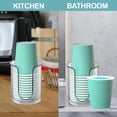 thumbnail image 3 of Dispensador de vasos de baño BYAWAY para encimera, 150 ml, paquete de 2, 3 of 7