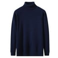 thumbnail image 1 of EGNMCR Chandails à Col Roulé pour Hommes Chandails à Col Roulé pour Hommes Chandails Décontractés Mode Couleur Col Montant Manches Longues Chandail Tricoté, Cadeaux pour Hommes, 1 of 3