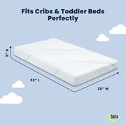 Serta Signature Dual Sided 5 Crib /Toddler Mattress in a Box, GREENGUARD Gold, Firm Plant-Based Foam