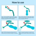 thumbnail image 3 of Handheld Plant Pot Spray Head Irrigation Nozzle Garden  Supplies Water Spray Watering Nozzle Water Can Sprinkler Garden Sprinklers Seedling Irrigation YELLOW, 3 of 8