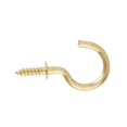 thumbnail image 3 of 100Pcs/set Brass Plated Steel Ceiling Cups Hooks Screw Hooks for Hanging Home Ceiling Hanging, 3 of 6