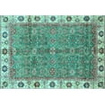 thumbnail image 1 of Ahgly Company Indoor Rectangle Oriental Light Blue Traditional Area Rugs, 2' x 5', 1 of 4