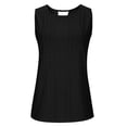 thumbnail image 6 of Craaazy Women's Solid Color Sleeveless Top with Crisscross Back for Casual Outings Gift, 6 of 8