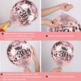 thumbnail image 3 of HOWAF Rose Gold 30th Birthday Decorations for Women and Girl Birthday Party Supplies 59 Pack with Happy Birthday Banner Hanging Swirl Confetti Latex Balloons Star Heart Foil Balloons, 3 of 6