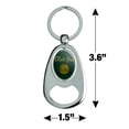 thumbnail image 4 of Olive You I Love You Funny Keychain Chrome Metal Spinning Oval Bottle Opener, 4 of 4