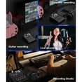 thumbnail image 2 of Professional 4-Channel Audio Mixer with USB Audio Interface (48KHz/16Bit), +48V Phantom Power, 80Hz High Pass Filter, and Multiple Connectivity (XRL/6.35mm/3.5mm) for Guitar, Microphones, Recording &, 2 of 7