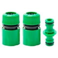 thumbnail image 1 of Bgsha 1/2 Inch Garden Hose Accessories 2 Connector Hose Connection Adapter+ 1 Nozzle, 1 of 8