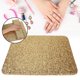 thumbnail image 5 of Cojín de mesa con lentejuelas brillantes para decoración de uñas, soporte para manos, herramienta de manicura, cojín dorado, 5 of 9