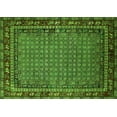 thumbnail image 1 of Ahgly Company Indoor Rectangle Oriental Green Industrial Area Rugs, 6' x 9', 1 of 4