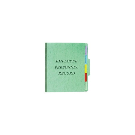 UPC: 0078787012431 | Pendaflex SER-1-GR Vertical Personnel Folders  1/3 Cut Top Tab  Letter  Green