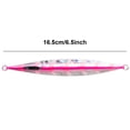 thumbnail image 3 of Señuelo Pesca Metal Con Placa Hierro Luminosa Cebo Duro Artificial Hundimiento Rápido () Rosa, 3 of 3