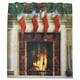 thumbnail image 1 of Cortinas navideñas clásicas Sincero estampado tradicional para dormitorio y sala de estar 150x166cm, 1 of 10