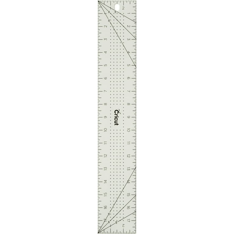 Cricut Acrylic Ruler | Mint | 3 x 18