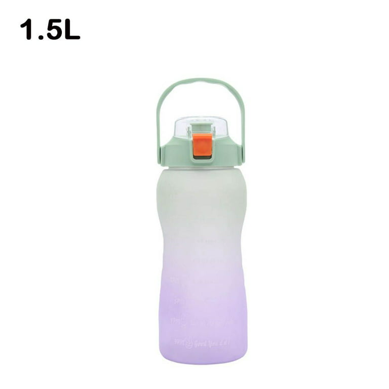 Simple Plastic Gallon Water Bottle With Mixer Ball & Straine For Gym 1.5  Litre