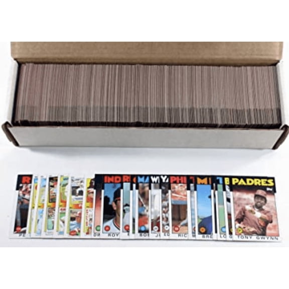 1986 Topps Baseball Complete Set (792) Ryan Clemens Rose