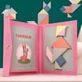 thumbnail image 2 of Bloques de construcción cognitivos de madera para el desarrollo del cerebro infantil, juguetes educativos clásicos de Tangram magnéticos para la educación temprana de los niños, 2 of 5