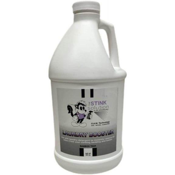 The Stink Solution Laundry Booster Odor Eliminator, Bamboo Teak, 64 oz, 1 Count