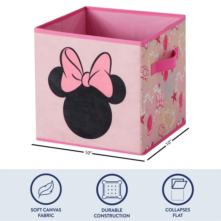 Disney Minnie Mouse 2-Pack Storage Cubes, 10" x 10" photo 4