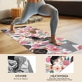 thumbnail image 4 of Dachshund and Flower Hot Yoga Mat Towel Non Slip for Hot Yoga - Quick-Drying Yoga Mat Cover with 4 Corner Pockets with Travel Bag - Hot Yoga Towel Non Slip 74"x26", 4 of 6