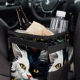 thumbnail image 6 of Cat Foldable Car Trash Bin with Lid, Leak-proof Mini Garbage Can – Hanging Storage Bag Included, 6 of 6