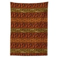 thumbnail image 3 of Ambesonne African Tablecloth Rectangular Table Cover, Leopard Cheetah Skin, 60"x84", Orange Amber and Sepia, 3 of 4